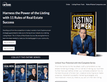 Tablet Screenshot of listingpower.com